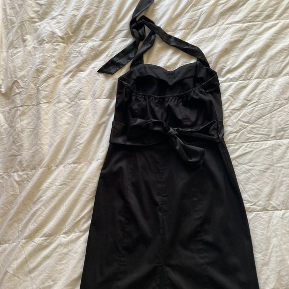 VINTAGE BLACK PIN-UP DRESS - Picture 2 of 4